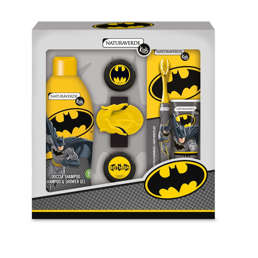 set regalo-doccia-shampoo-sapone-batman-naturaverde