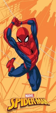 spiderman-telo-mare-arancione