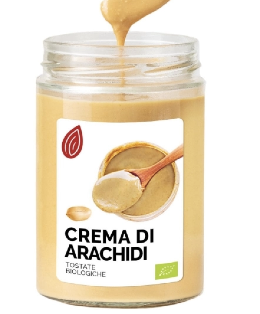 Crema di Arachidi Tostate Biologiche-Frutta e Bacche