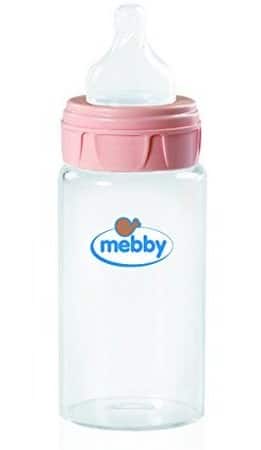 Mebby Biberon Vetro con tettarella silicone 270ml