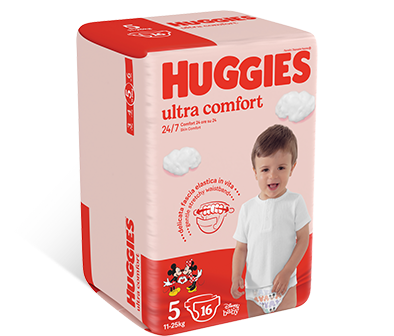 Pannolini Ultra Comfort Taglia 5 (11-25 kg) - Huggies