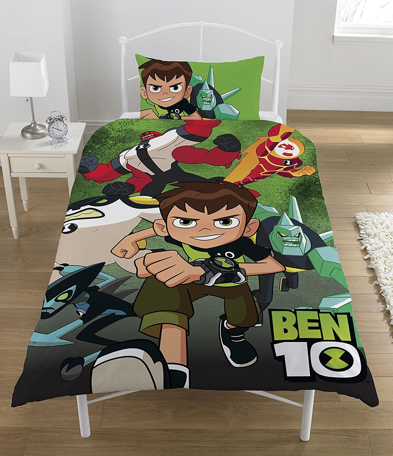 Copripiumino Reversibile Ben 10 Letto Singolo