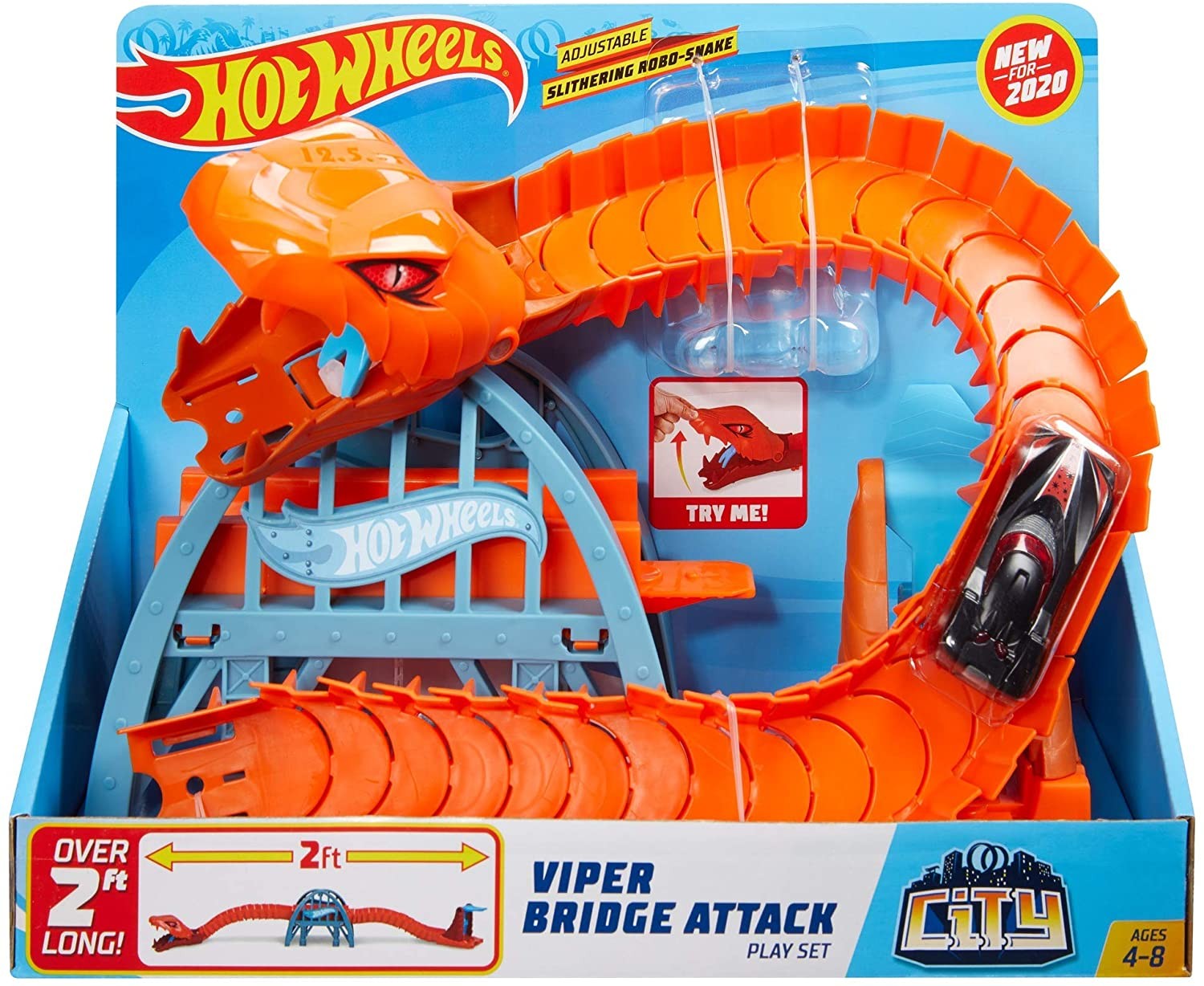 ​Hot Wheels City Playset Attacco della Vipera Velenosa