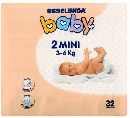 Pannolini Baby taglia Mini 3-6 kg