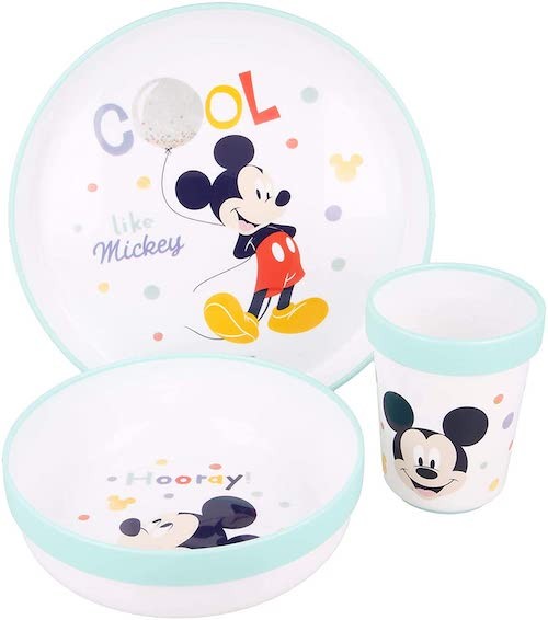 Set Pappa Antiscivolo Disney Baby Mickey Mouse Stor