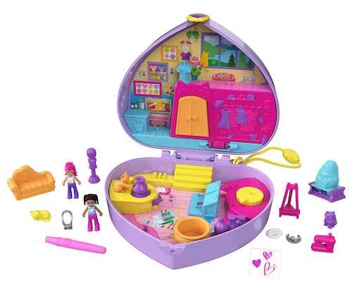 Polly-Pocket-Cofanetto-Atelier-dell_Arte-con-Shani - Mattel