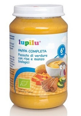 Pappa Completa con Verdure, Riso e Manzo Biologici - MammacheTest