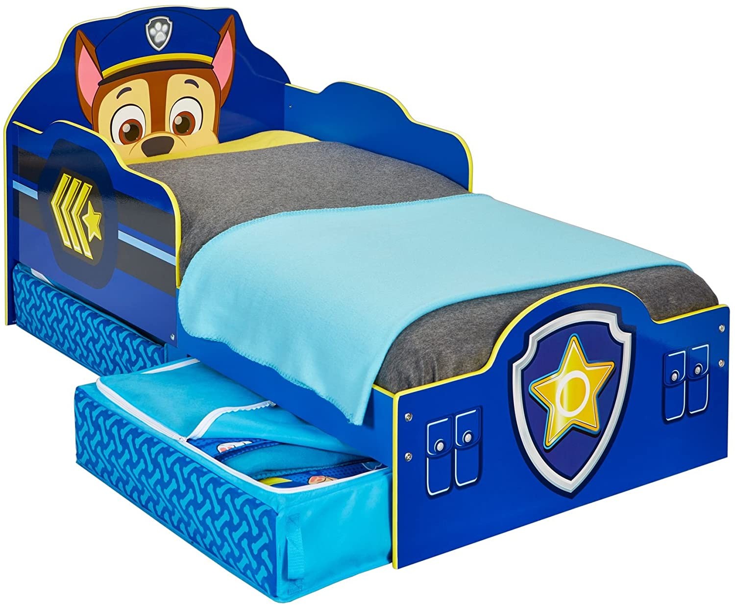 Lettino in Legno con Contenitori Chase Paw Patrol  Worlds Apart WAP