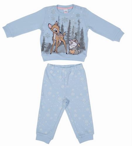 Pigiama-lungo-Baby-con-bottoni-sulla-spalla-Disney-Bimbi-Azzurro