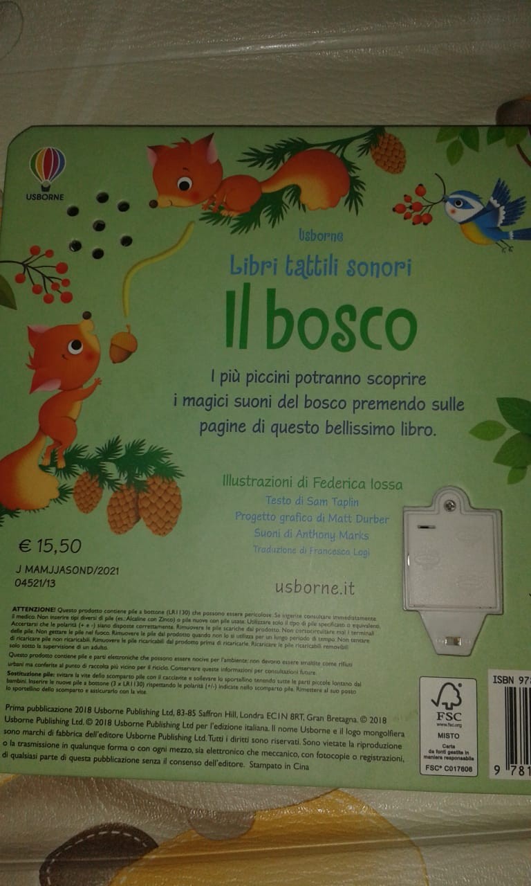 Il Bosco. Libri Tattili Sonori - MammacheTest