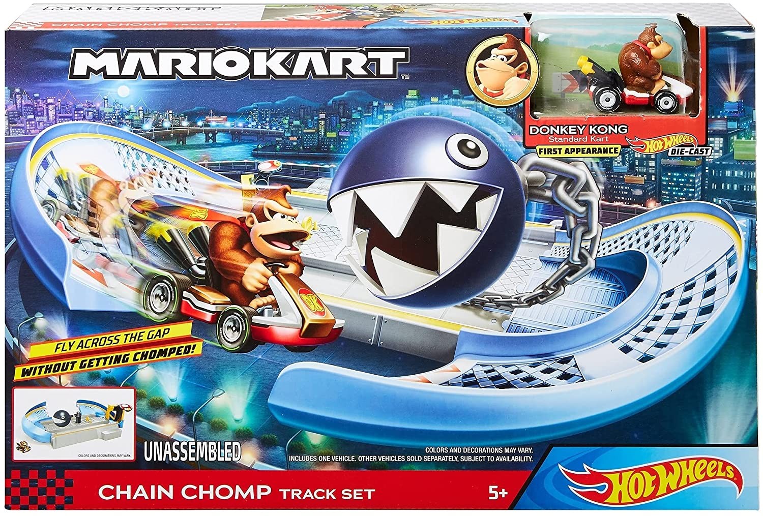 Hot Wheels Mario Kart - Set Pista Chain Chomp Mattel