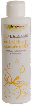 bio balsamo semi di lino e mandarino