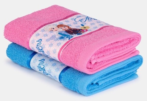 Coppia di Asciugamani Frozen Disney