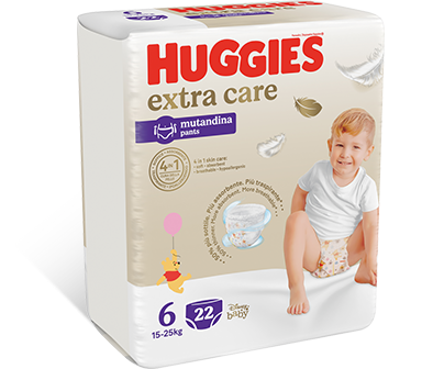 Pannolini Mutandina Extra Care Taglia 6 (15-25 kg) - Huggies