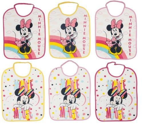 set 6 bavaglini Minnie Disney