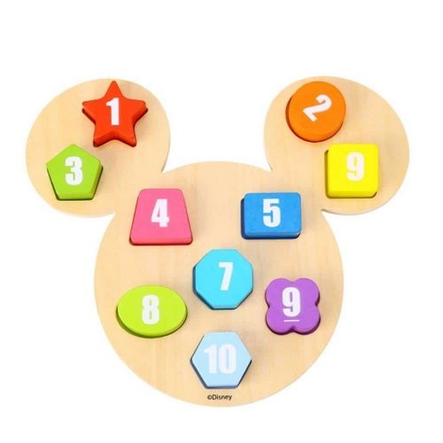 Gioco delle forme e dei numeri Mickey Mouse