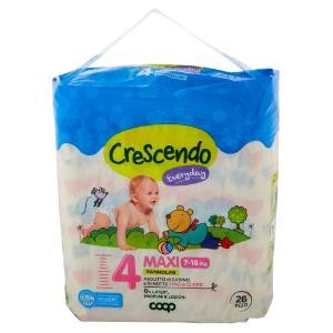 Pannolini Crescendo Coop Everyday Taglia 4 Maxi (7-18 kg)