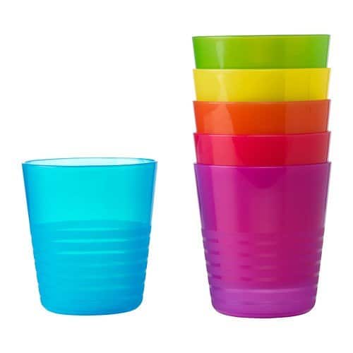 Bicchiere Plastica Bambini, Set Da 6 Bicchieri Plastica Rigida, Bicchiere  Plastica, Lavabili In Lavastoviglie, Per Bambini e Bambini, Colori Vivaci