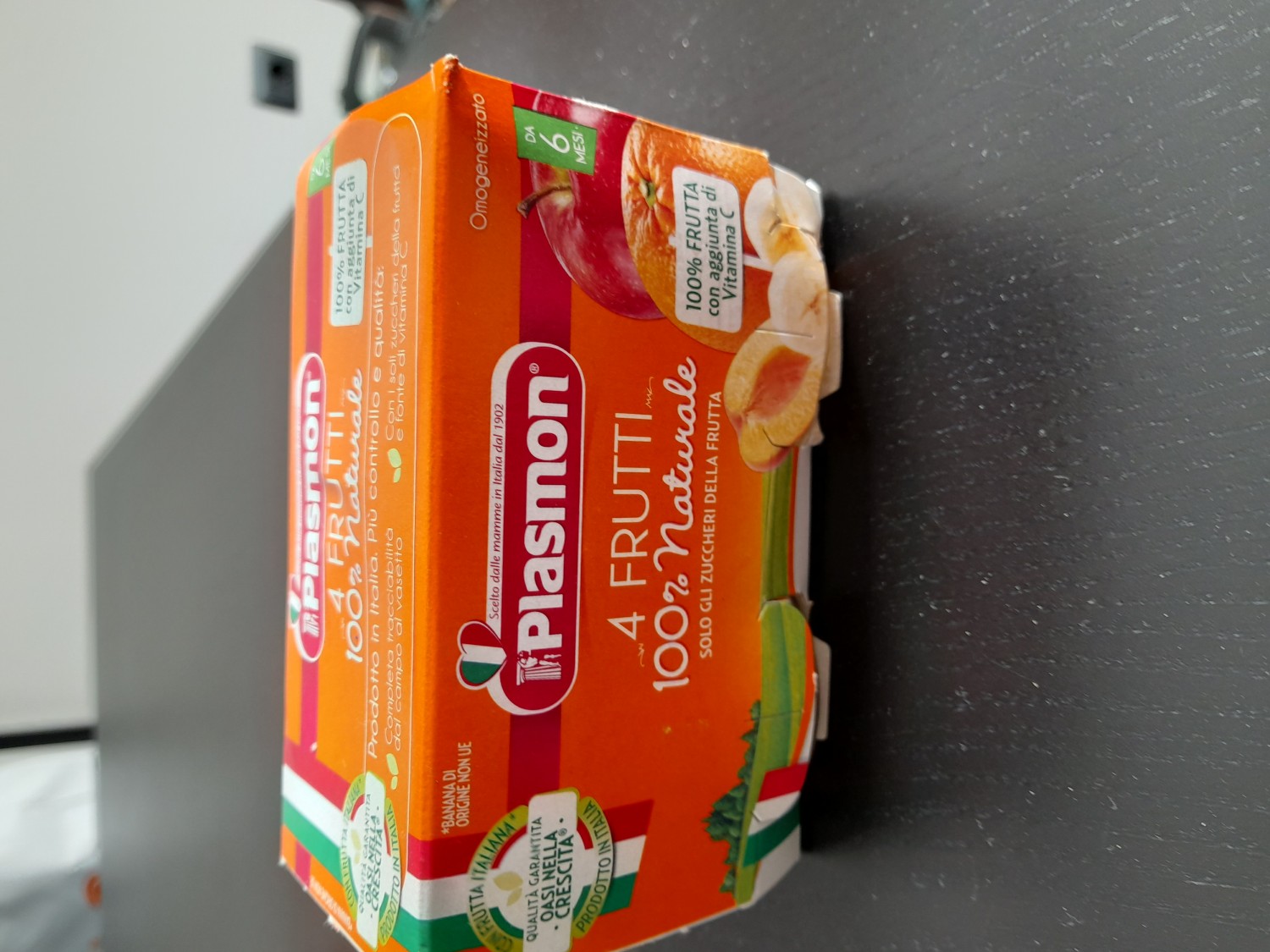 Omogeneizzati frutta Plasmon 6x104 g.