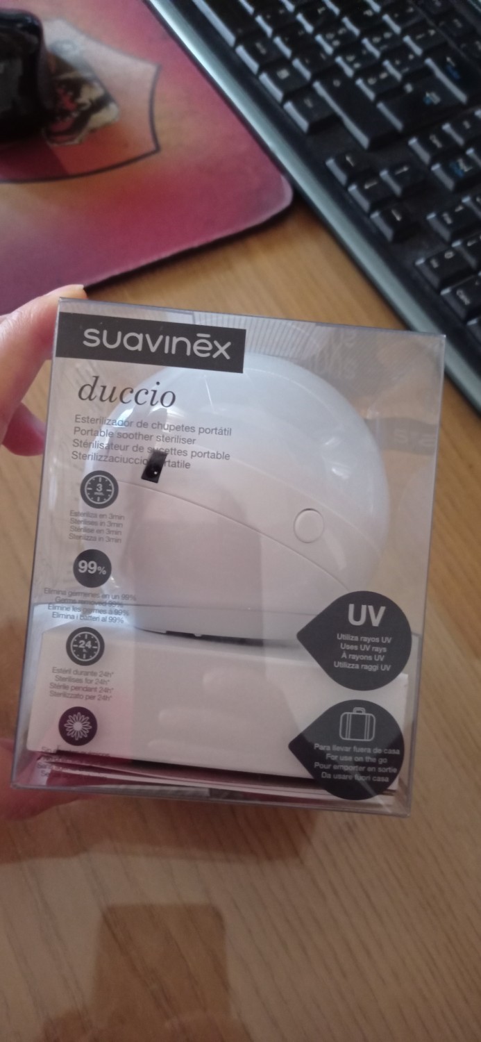 Suavinex Duccio UV Portable Soother Steriliser