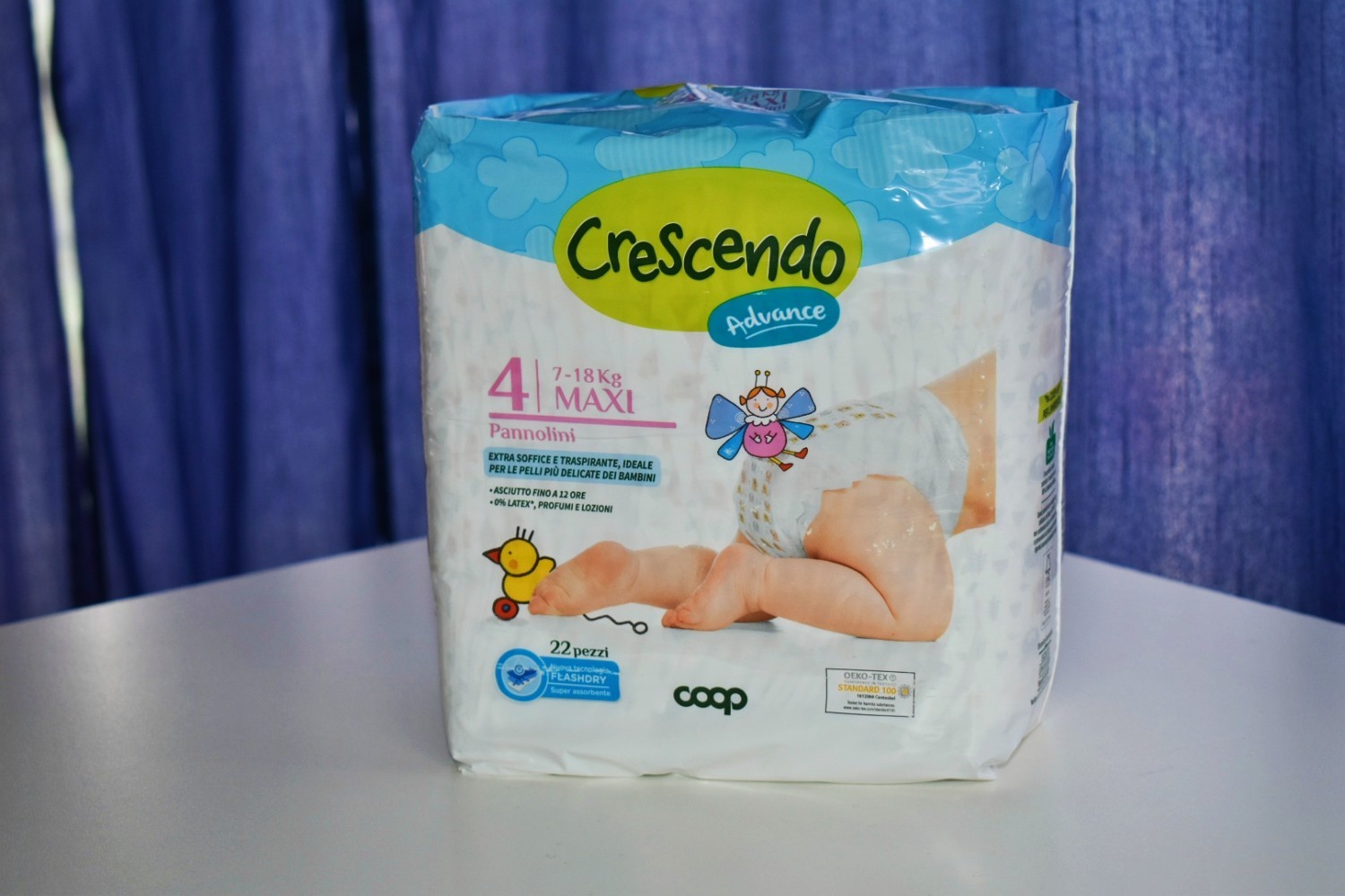 Pannolini Crescendo Coop Advance Taglia 4 Maxi (7-18 kg)