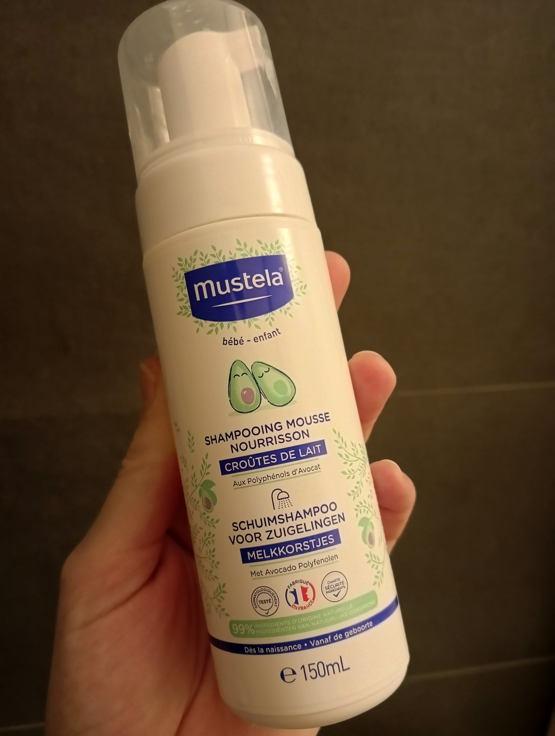 Shampoo mousse Mustela