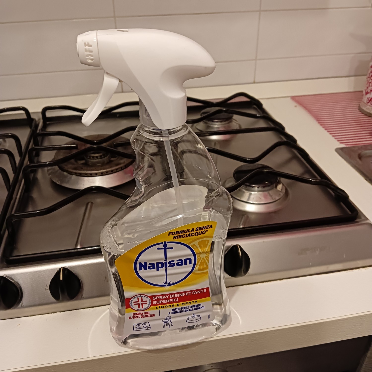 napisan spray igienizzante bagno spray - 750ml - rimuove sporco e batteri:  : pulizia e cura della casa