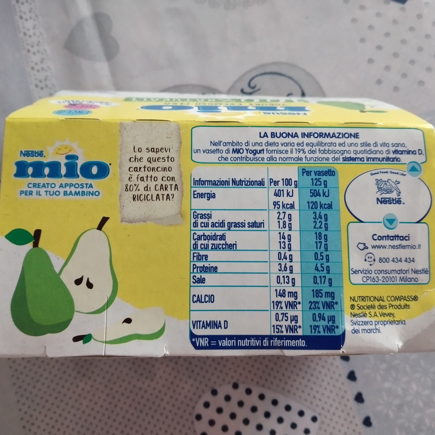 Mio Yogurt Cremoso Banana - MammacheTest