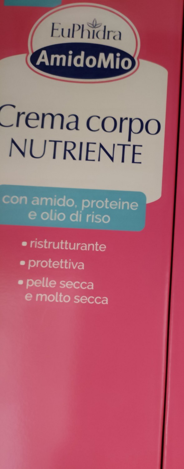 Crema corpo nutriente euphidra