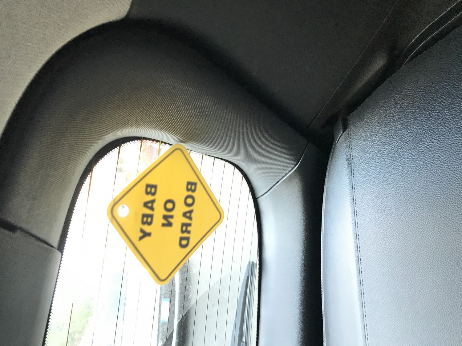 Baby on board sign