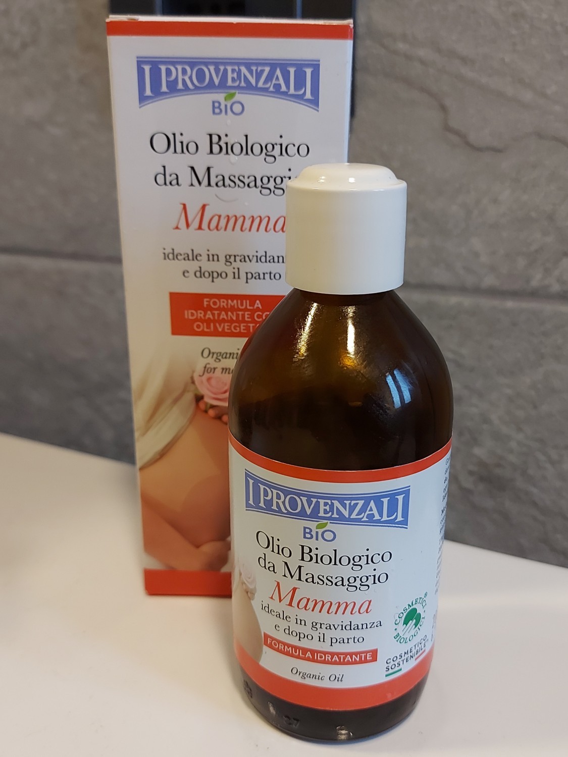 Olio biologico da massaggio