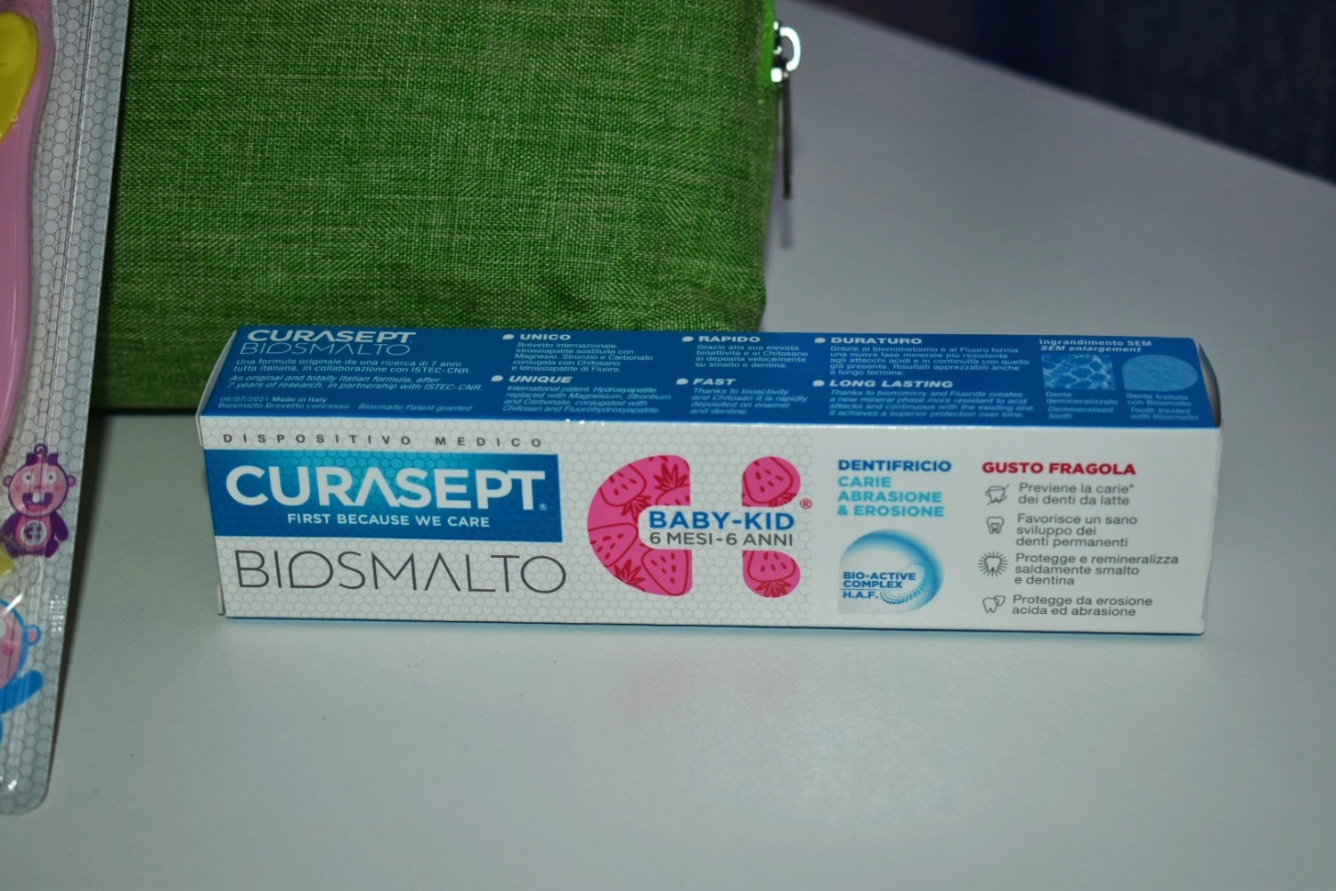 Curasept Biosmalto Carie Abrasione & Erosione Baby Kid (6 mesi-6 anni)