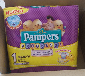 Pampers 1 pacco