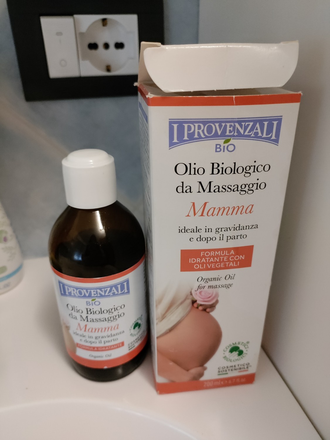 Olio biologico da massaggio