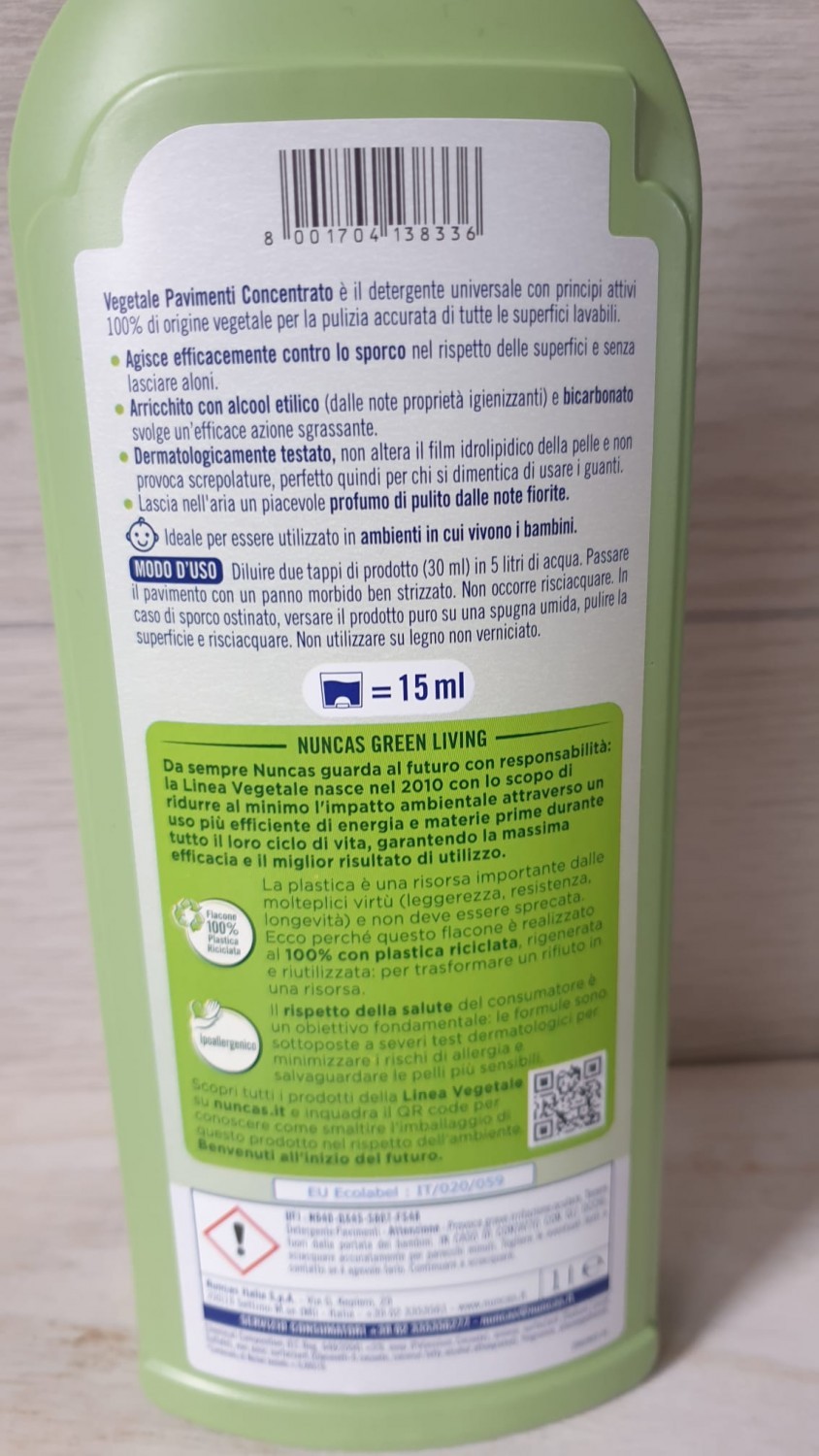 Nuncas pavimenti vegetale - 1lt