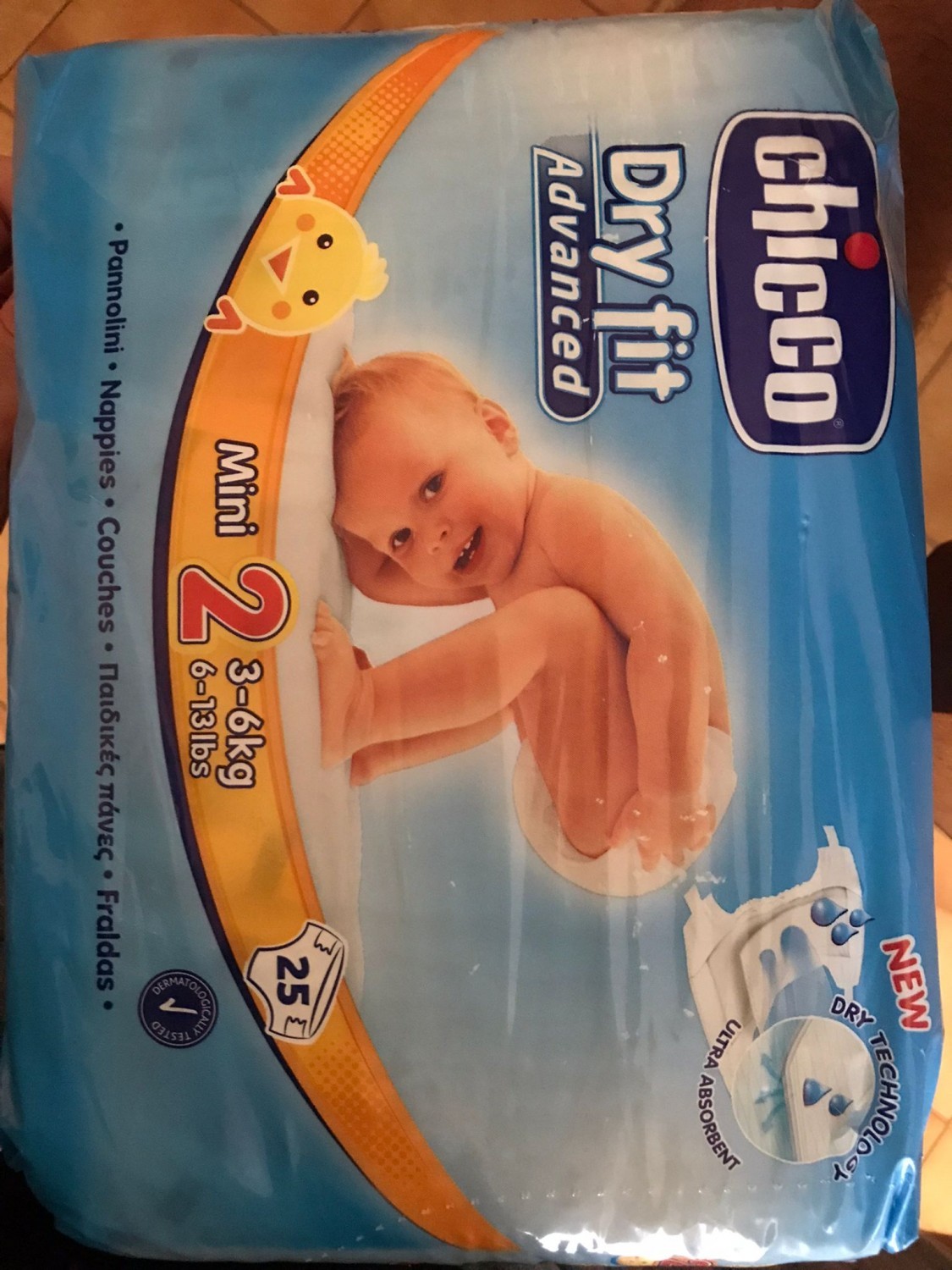 chicco  dry fit tg 2