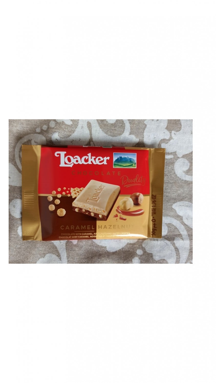 Cioccolato Loacker Duality Caramel Hazelnut