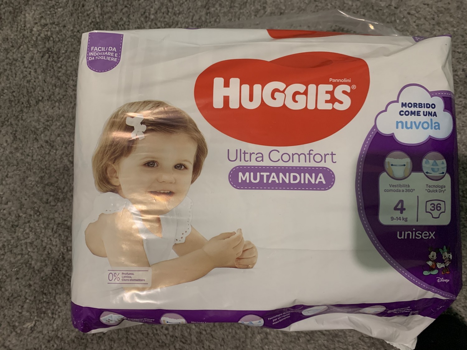 Huggies mutandino