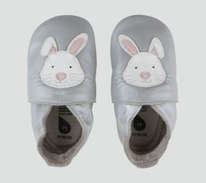 Soft Sole Rabbit Silver