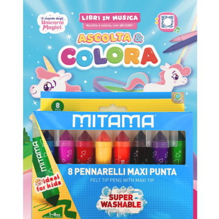 Il Mondo degli Unicorni Magici - Ascolta e Colora