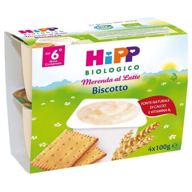 Merenda al Latte con Biscotto