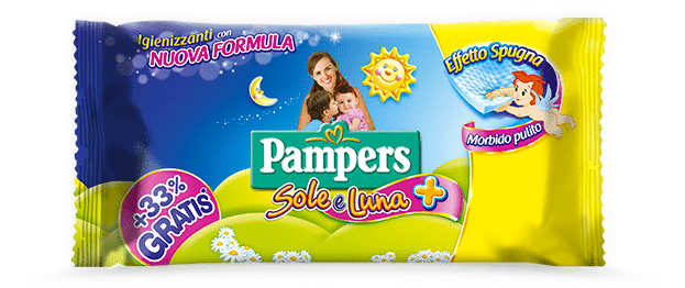 Salviettine Sole e Luna Pampers