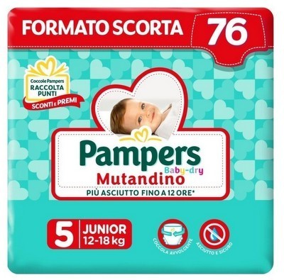 Pannolini Mutandino Baby Dry taglia 5 - Pampers
