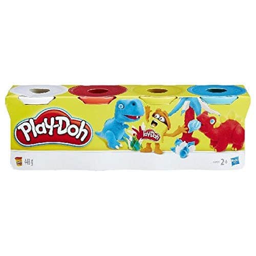 Pasta da Modellare Play-Doh - 4 Vasetti Colori Primari