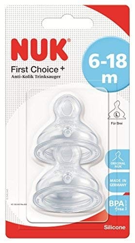 Set 2 Tettarelle First Choice Silicone dai 6-18m L