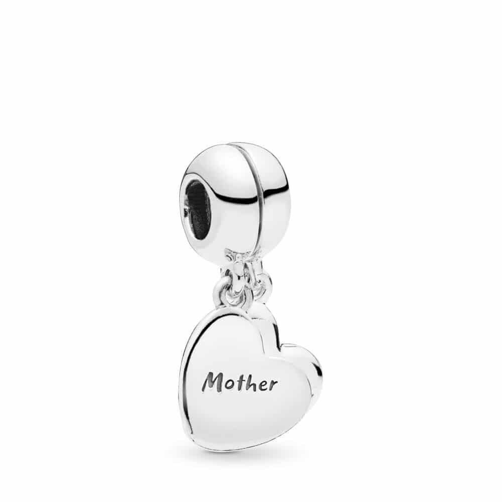 Charm Ciondolo con Cuori Divisi Mother & Son