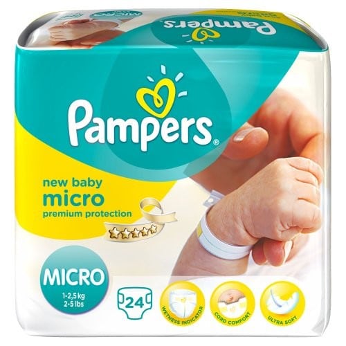 Pannolini New Baby Taglia 0 Micro (1-2,5 kg)