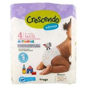 Mutandine Crescendo Coop Advance Taglia 4 Maxi (kg 8-15)