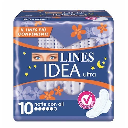 Assorbenti-LInes-Idea-Ultra-Notte-con-Ali-LInes