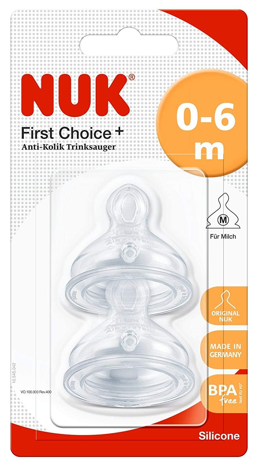 Set 2 Tettarelle First Choice Silicone dai 0-6m M